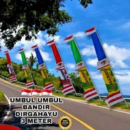 RI pennant pennant decoration 17 August 2,2 meters / 3 meters / 4 meters