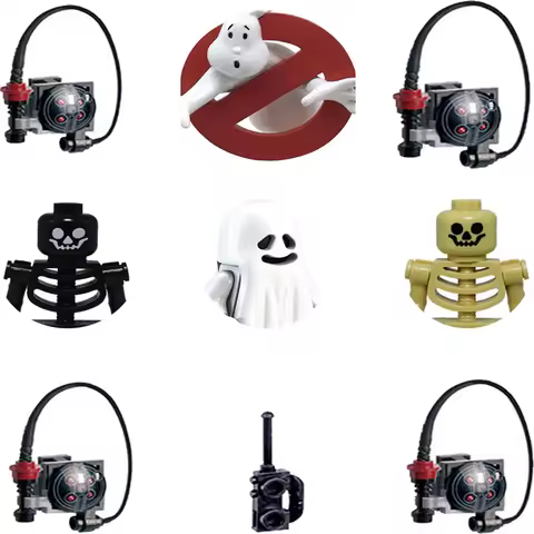 Great Value!!! 4Pcs/Set Stay Puft Raymond Stantz Peter Venkman Model Building Blocks Toys Constructi