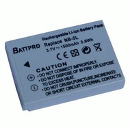 行貨 - Battpro Canon  NB-5L / 3.7V 1500mAh 相機電池