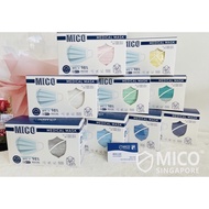 🇸🇬MICO MEDICAL FACE MASK BFE 98%50pcs（Ready stock）