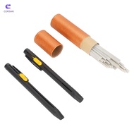CORSAKI 2pcs Sewing Chalk, Multifunctional Erasable Tailor Fabric Marker, Pen Refill Natural Fading 