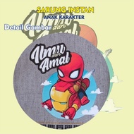 Produk Sarung Instan Anak Laki Laki Karakter Font Ilmu dan Amal Untuk