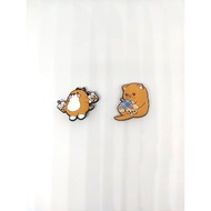 [LOCAL STOCKS] Crocs Charm bubble tea koala cats panda milkshake Jibbitz shoe buckle jibbits PVC sof