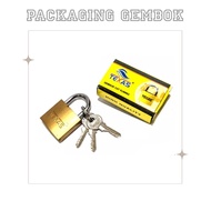 2PCS Gembok / Gembok Pengaman / Gembok Goldplek ( SATU PAKET ISI 2PCS )