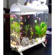 aquarium akrilik jumbo ikan hias glofish koki cupang dll