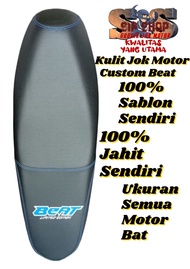 Kulit Jok Motor Beat - Kulit Jok Beat Terbaru - Sarung Jok Beat Variasi - Sarung Jok Motor Beat - Gr