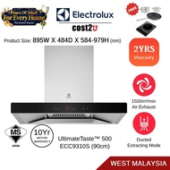 Electrolux 90cm UltimateTaste™ 500 Chimney Kitchen Hood | ECC9310S (Chimney Hood Range Hoods Penghis