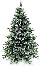 6ft Pvc Needles Snow Artificial Christmas Tree,With Metal Stand Feel-real Decorated Trees,For Holiday Decoration Indoor The New
