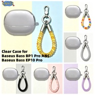 Compatible with Baseus Bass EP10 Pro Bluetooth Earphones Transparent TPU Protective Case for Baseus 