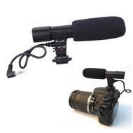 Ready Stock#MIC- 01 SLR Micro Single Camera DV Stereo Microphone Camera Professional Interview News 