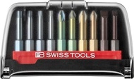 PB Swiss Tools Bit Set PB E6.702 BC | 100% Swiss Made | BitCase with 10 Magnetic and Long PrecisionB