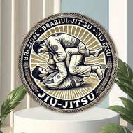 CIFbuy BJJ Dojo Metal Sign Vintage Jiu Jitsu Wall Decor Gift Home Gym Bar 8x8