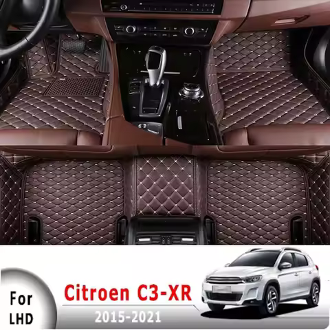 Car Floor Mats For Citroen C3-XR Citron c3xr c3 xr 2015 2016 2017 2018 Carpets Rugs Auto Accessories