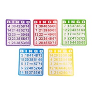 She Piece Set 100 Lottery Machine Supplementary Game Card Colorful Bingo Card 7M2E