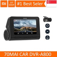 Flash Deal 10 Sets! 70mai Dash Cam 4K A800S Dual Sight / GPS / ADAS / Front and Rear Car DVR 2160p . Local Ready Stocks!