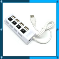 Usb HUB - 4-Port USB HUB - USB HUB 2.0 - Portable USB HUB With Independent ON OFF Switch Mode UH041