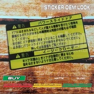 Japan Warning Stickers Outdoor Stickers