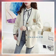 WOMAN KNIT CARDIGAN ELEPHANT SWEATER JACKET WOMAN WINTER JACKET