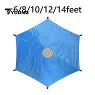 [In Stock] Trampoline Sunshade Cover Only Trampoline Rain Cover Blue Trampolines Canopy