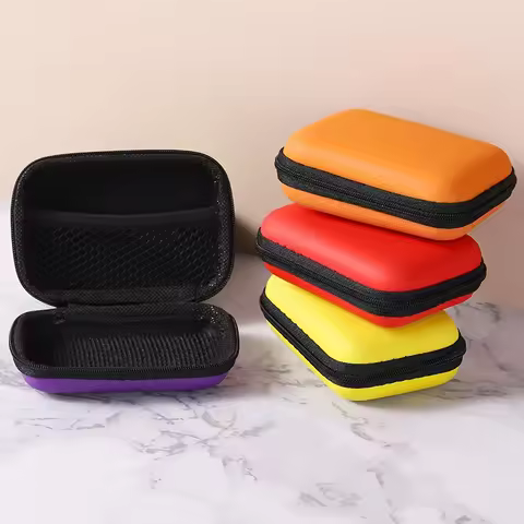 1pc 5Colors Hard Case Card Storage Box for UNO Poker Board Game Cards Protector Travel Zipper Hard S