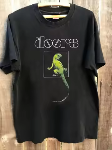 The Doors Lizard King Jim Morrison Men's and Women's Carbon Neutral 100 cotton T-shirt Summer casual