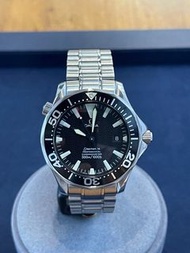 歐米茄 OMEGA Seamaster 大海馬 300M 黑面黑框 運動款 41mm 機械錶