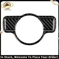 Carbon Fiber for - C Class W204 Inner Headlight Switch Decorative Cover Trim Parts Accessories