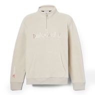 Timberland Men’s Quarter-Zip Sweatshirt with Polartec® Linear Logo เสื้อสเวตเตอร์ (TBLMA2NRK)