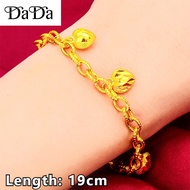 100% original 916 Gold&375 Gold Bracelet non fading heart bracelet lucky bracelet suitable for women