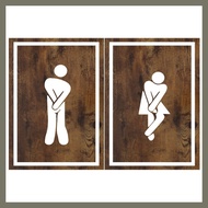 △ ∇ ✻ CR / Toilet / Bathroom Signages / Comfort Room