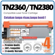 4x Compatible to Brother TN2360 TN2380 DR2355 HL L2300D L2320D L2360DN L2365DW DCP L2520D L2540DW L2