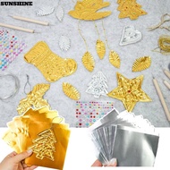 SUNSHINE Engraving Drawing paper, Gold Foil 70 micron Thick Aluminum Foil Art Paper, making DIY Hand