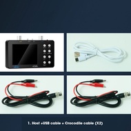 ออสซิลโลสโคปแบบดิจิตอลแบบดูอัลแชนเนล10ม. รูปแบบ Oscilloscope 50ม. 6A ออสซิลโลสโคปรูปคลื่นปัจจุบัน