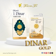 Further Top 1 DINAR (NEW) 999.9 Gold Dinar Coin - 4.25g (Emas Dinar | 小金币)