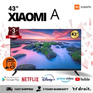 [Official Warranty] Xiaomi 43 Inch A Series Smart Google TV with Netflix Google Playstore Built In