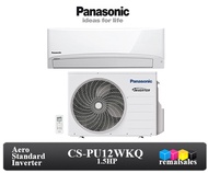 PANASONIC CS-PU12WKQ 1.5hp Aero Standard Inverter Split Type Aircon