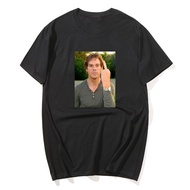 Dexter Middle Finger T-Shirt Funny Dexter Morgan T Shirt Men Women Casual Short Sleeve O-Neck Tshirt