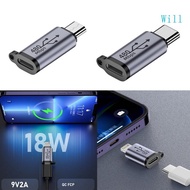 Will Type-C Micro to iOS8Pin Adapter iOS8pin to Type-C Micro USB Converter Adaptor