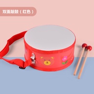 Orff percussion baby hand drums double-sided drums children hand drums drums waist drums snare drum wooden toys.