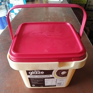 Ember bekas foodgrade 5kg/pail plastik bekas es krim/ember kotak 5 liter