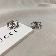 💎官方認證商戶💎Gucci GG Marmont 925純銀雙G麻花耳環｜經典時尚首飾｜正品保障