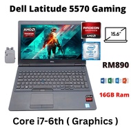 Gaming Laptop Dell Latitude 5570 Core i7-6th Turbo 16GB RAM / 1TB SSD gaming laptop