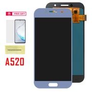 แถมฟิล์มกันลอย Lcd Screen หน้าจอ อะไหล่จอ จอชุด samsung galaxy A3 A310 A320 A5 A510 A520 A6 PLUS A60