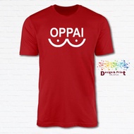 One Punch Man Saitama Oppai_Unisex T-Shirt Tshirt Baju 100% Cotton XS-XXL