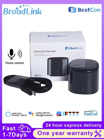 BroadLink RM4 BestCon RM4C mini Wi-Fi Smart Universal Remotefor Air Conditioner TV Voice Control wit