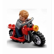 ~ FB ~ Lego Jurassic World Owen Grady Minifigure JW048 with Motorcycle 75937 75938 76945* 76947 7694
