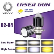 Lampu LED Utama Motor Mobil VINYX D2 H4 Laser 2 Warna Putih Kuning AC DC Yamaha Vixion Ninja R15 Pul