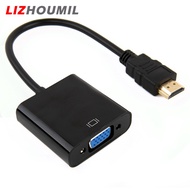 LIZHOUMIL HD Multimedia Interface To VGA Adapter 1080P HD Video Output Converter For Desktop Laptop Projector PC TV 