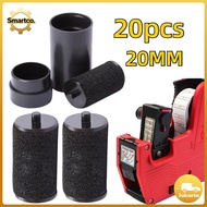 MESIN 20pcs/Set Black Ink Roller 20mm Label Price Ink Price Label Machine Ink For Price Labeller Mx-