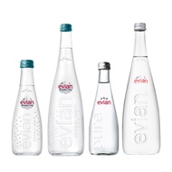 Retail Bottle Sale [Evian Evian] Natural Mineral Water Sparkling (330ml & 750ml) -Glass Evian